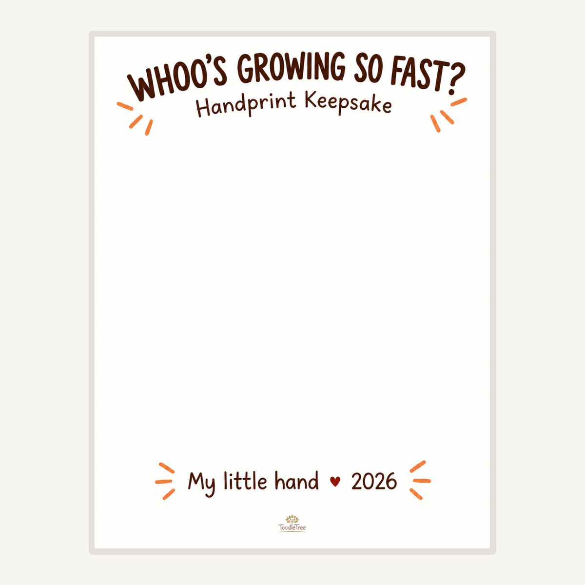Whoo’s Growing So Fast? – Owl Handprint Keepsake Template printable template preview
